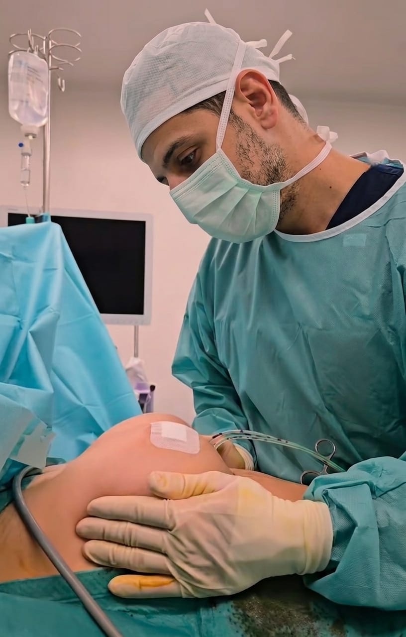 Atraumatic fat harvest — low-pressure, fine cannula, minimal injury under the skin